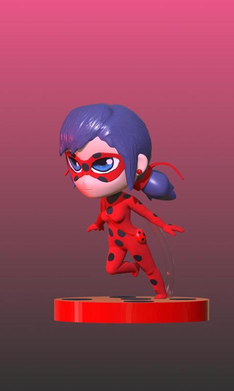 LADYBUG /COCCINEL/ THE LADYBUG/ TENTOU-MUSHI CHIBI (MIRACULOUS, PRODIGIOUS, MAGIIKËT )