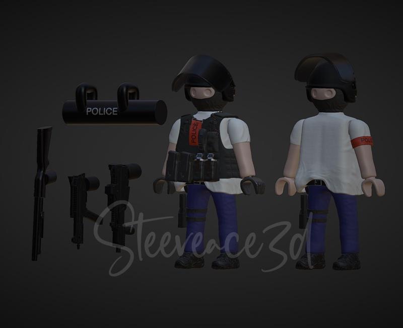 Playmobil police, police, swat
