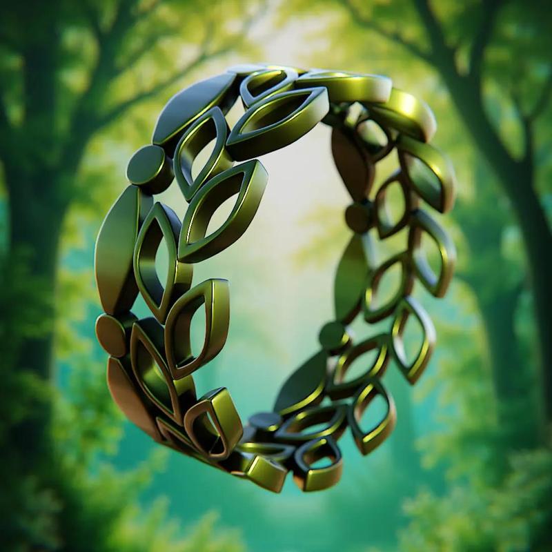 Verdant Leaf Ring - Botanical Nature-Inspired Jewelry 75