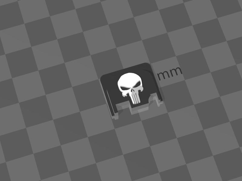 AIrsoft WE G17 Themed Slide and Accessories pack - The Punisher