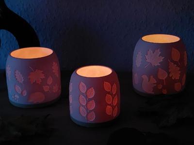 Autumn-themed Tealight Set