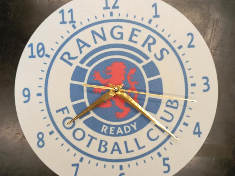 Glasgow Rangers wall clock Wanduhr