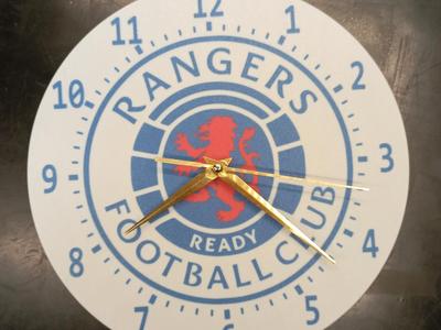 Glasgow Rangers wall clock Wanduhr