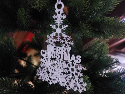 xmas Snowflake Christmas Tree