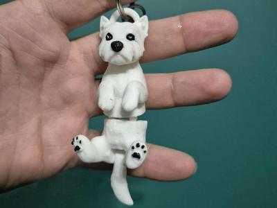 West Highland white terrier – Articulated pet 