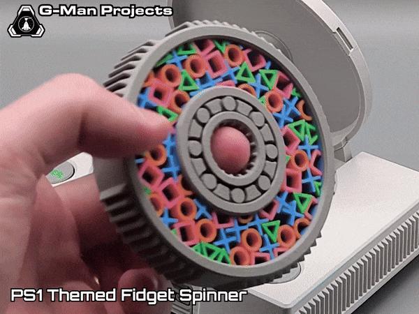 PS1 Themed Fidget Spinner
