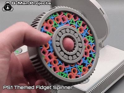 PS1 Themed Fidget Spinner