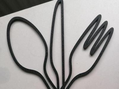 Minimalist Cutlery Trio - Kitchen Wall Art