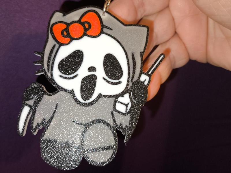PORTE CLEFS KITTY SCREAM NFC