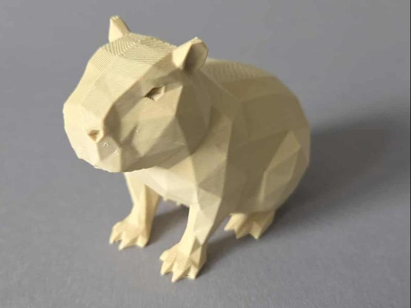 Low Poly Capybara