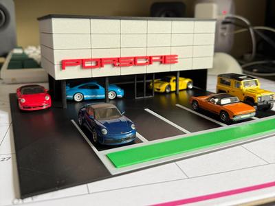 1:64 Model Porsche Dealership