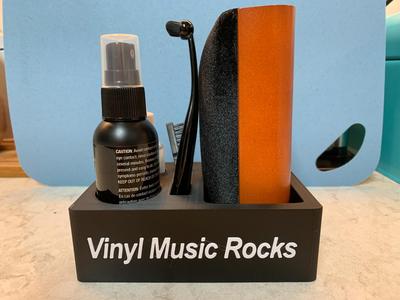 Vinyl Records Cleaning Tools Block