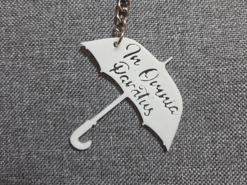 In Omnia Paratus – Gilmore Girls Inspired Keychain