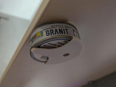 Under-desk Snus Can Holder