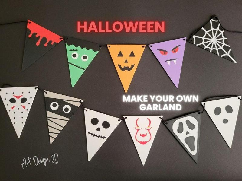 Halloween DIY Garland / Bunting