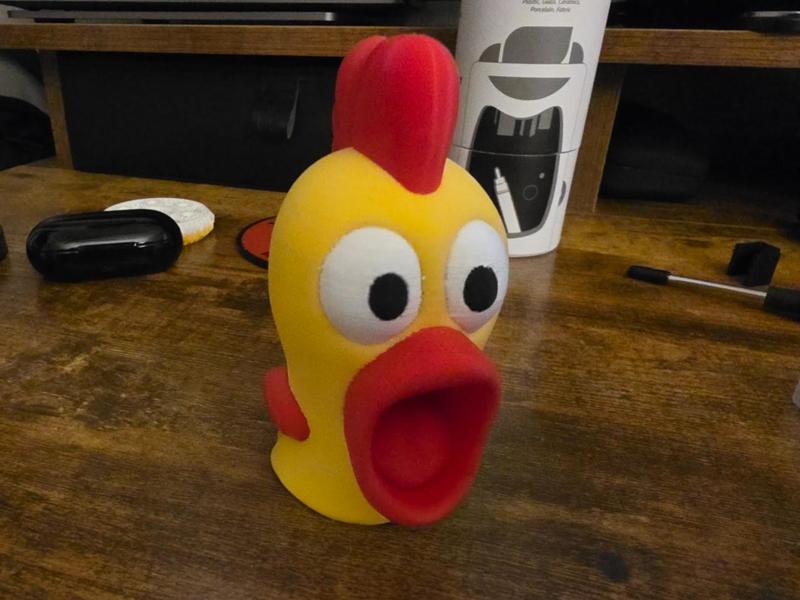 Surprised Chicken/Rubber Chicken Head