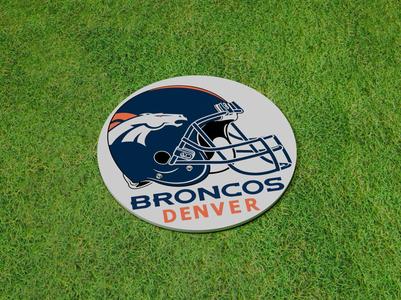 Denver Broncos Helmet Coaster