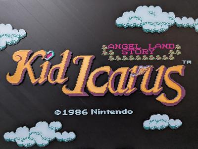 Kid Icarus NES Title Screen