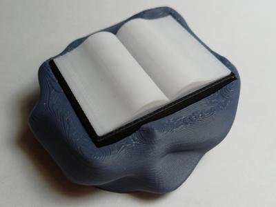 Book on a stone clicker fidget toy