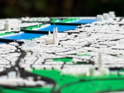 3D Map of Cologne, Germany