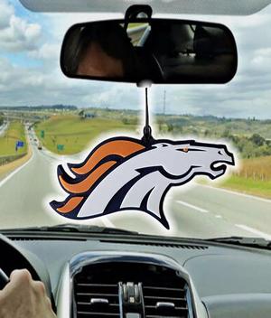 Denver Broncos Car Rearview Mirror Ornament