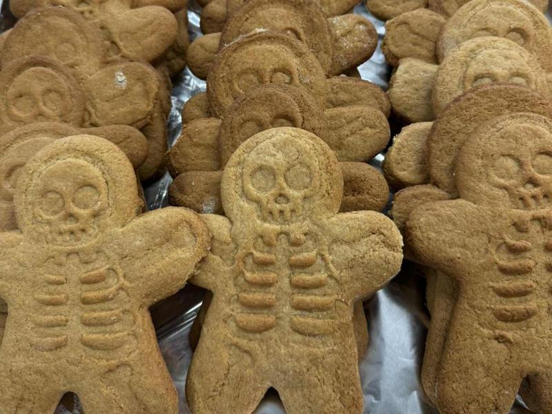 Skeleton Biscuit Cutter and Imprint