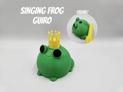 Singing Frog Guiro