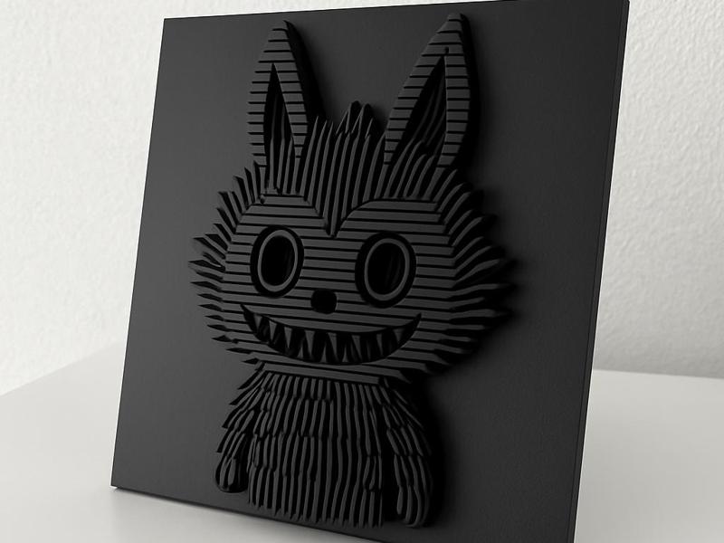 3D Layer Art – Playful Wall Art in Layer Style