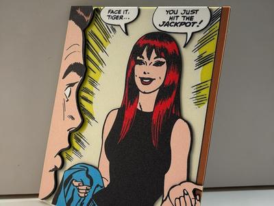 Mary Jane Watson “Jackpot” Comic Panel Spider-Man