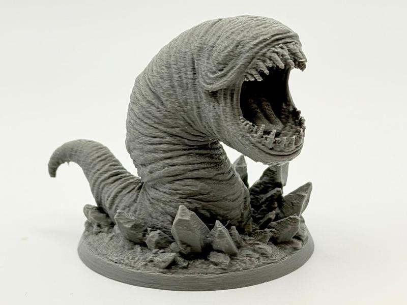 DnD Miniature Giant Worm