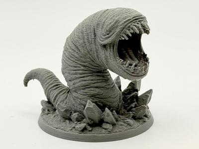 DnD Miniature Giant Worm