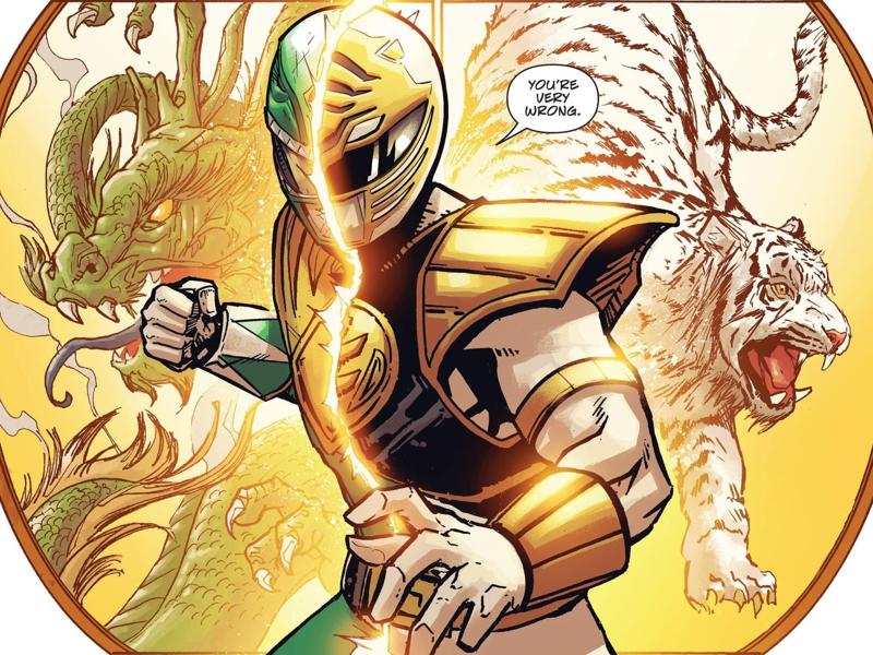 The legend of white/green Ranger