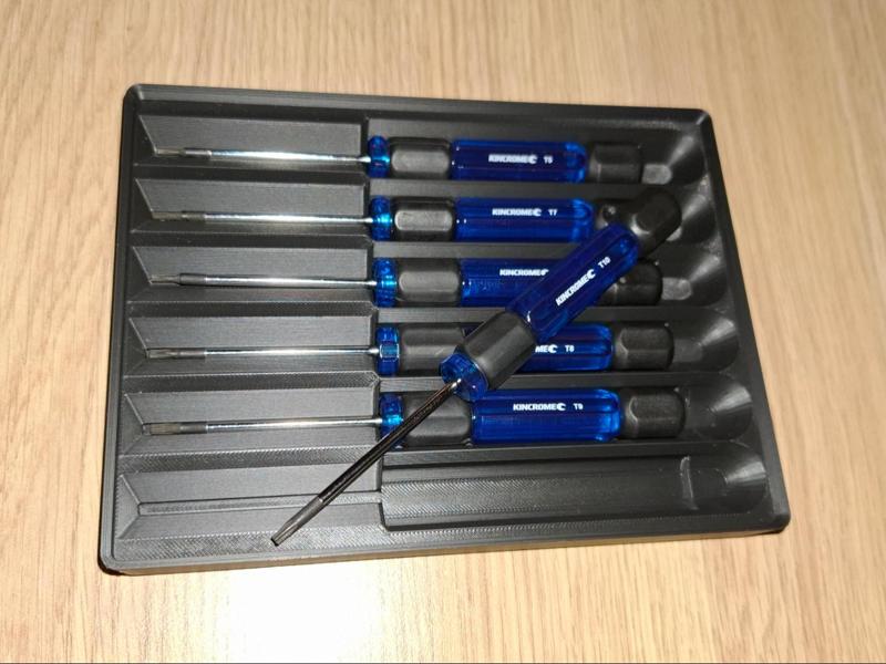 Gridfinity Kingchrome Precision Screwdriver Holder