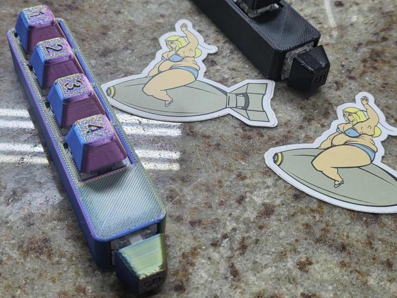 5-Finger Keyboard Clicker Fidget Toy