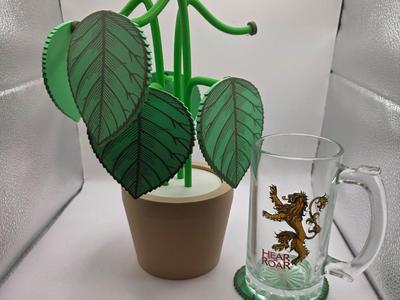 Magnetic Coaster Plant - Apple Leaf V1
