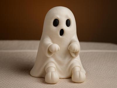 Halloween sitting ghost