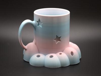 Cloud Mug Paintbrush Holder