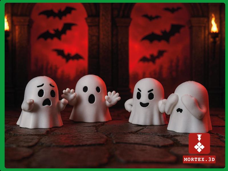 Cute halloween decor ghosts