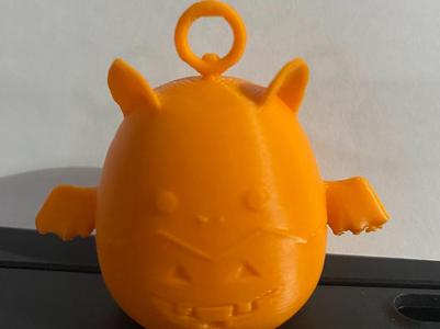 pumpkin bat  Squishmallow keychain