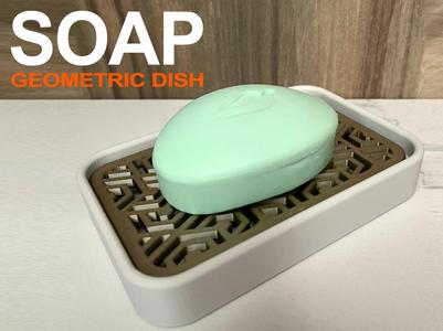 Modern Geometric Soap Dish