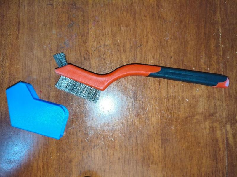 Wire brush cover