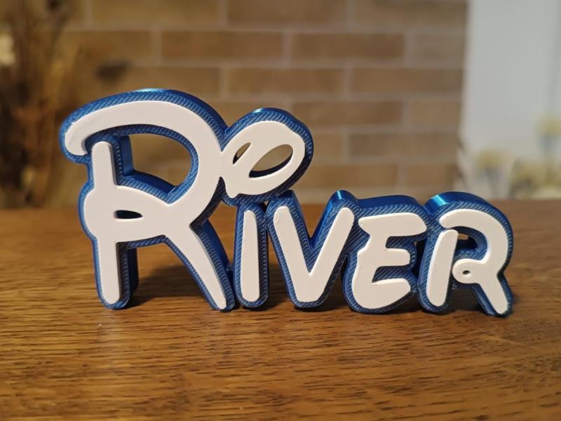 Disney Name Sign River 