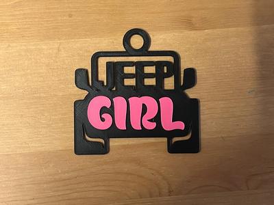 jeep girl hanger