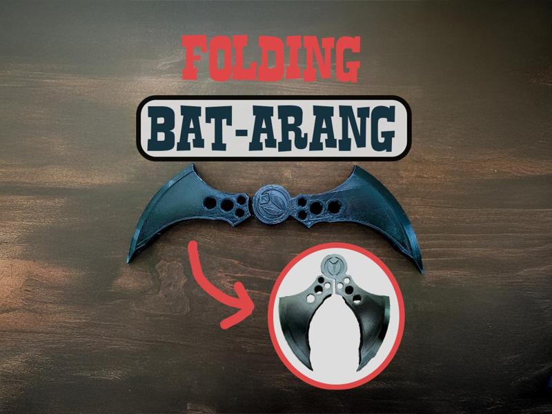 FOLDING BATARANG - Print in place