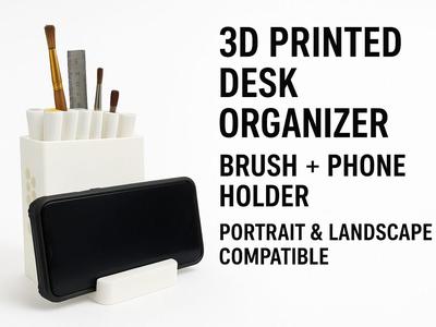 Phone & Pen Desk Organizer