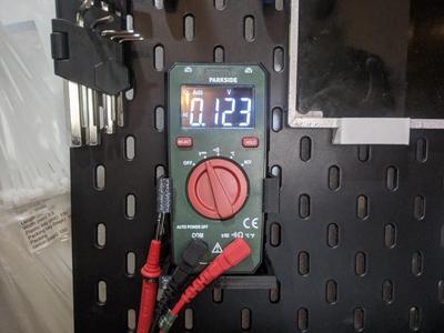 Parkside Multimeter Skadis Mount (WWS-DMM-H01...)
