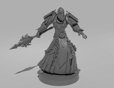 28mm Elf Paladin with spear