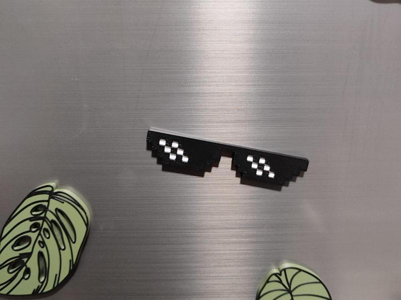 Thug Life Glasses Meme - Fridge Magnet