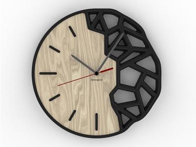 Modern Geometric Wall Clock