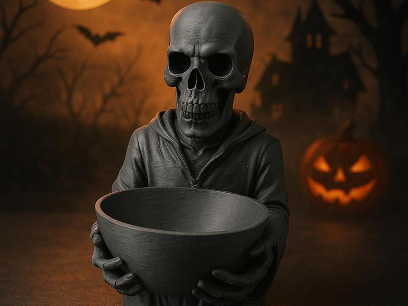 Skeleton Candy Bowl